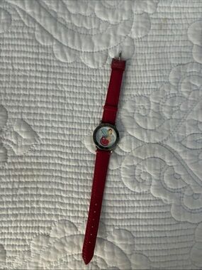 Tinker bell  Red Kids Character Analog Watch